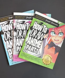 Anime Drawing 3 Book Bundle