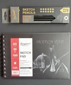 Sketchbook & Pencils Pack