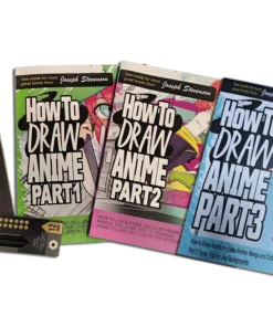 How To Draw Anime, Pencils, and Sketch Pad Triple Bundle